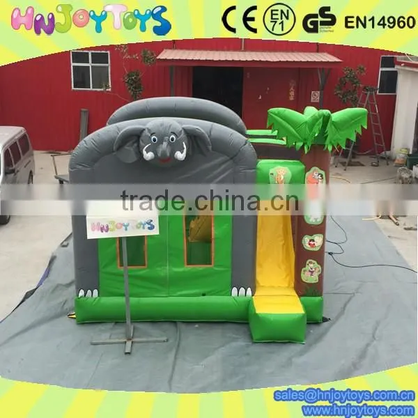 Animal Outdoor Playground Elephant Children Play Game Adult Bounce House Air Castle Jumping