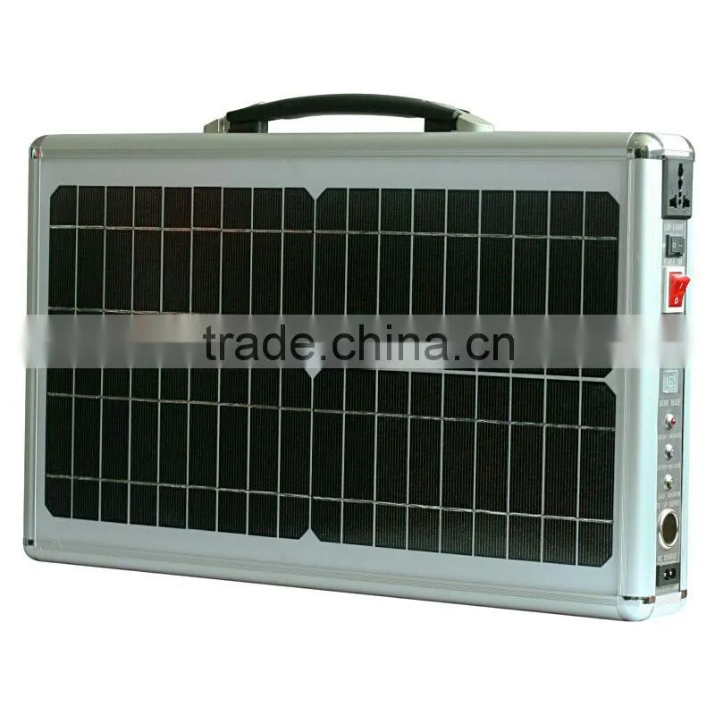 80W Portable folding solar panel kit portable solar system