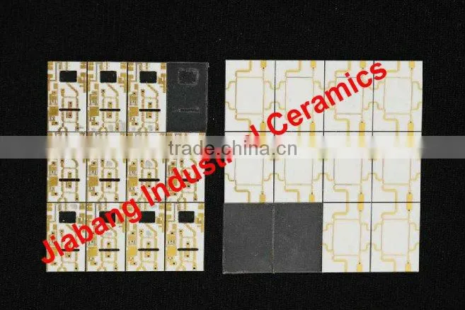 Mo/Mn Metallized + Au Alumina Ceramic Substrate