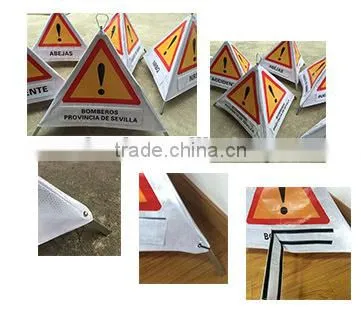Portable Vehicle Reflective Triangle sign