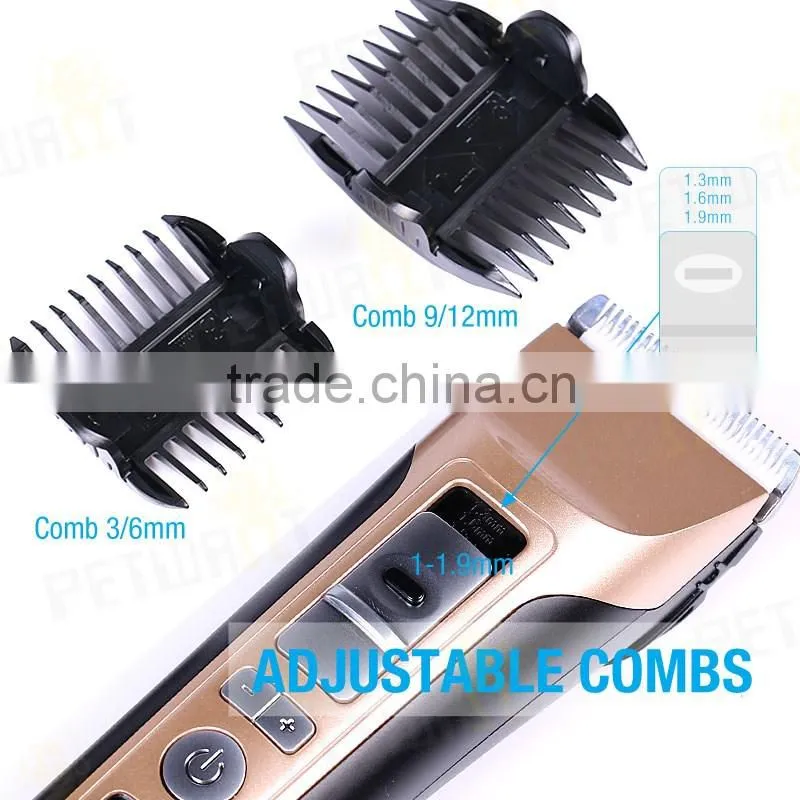 2016 newest hot sale rechargeable pet hair clipper