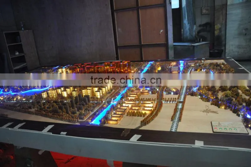 Wooden building model
