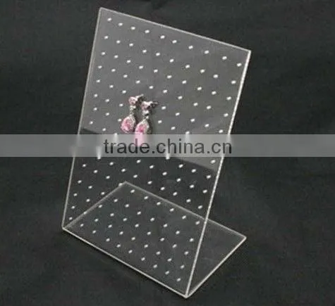 High Transparent Solid Acrylic Jewellery display jewelry display stand