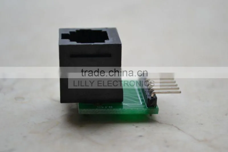 Board Kit Connector Breakout RJ45 8-pin