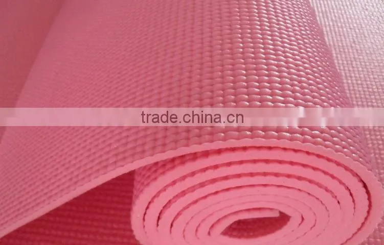 High Quality ECO-Friendly 6mm PVC Yoga Mat Indoor Fitness Equipments Environmental protection Yoga Mat