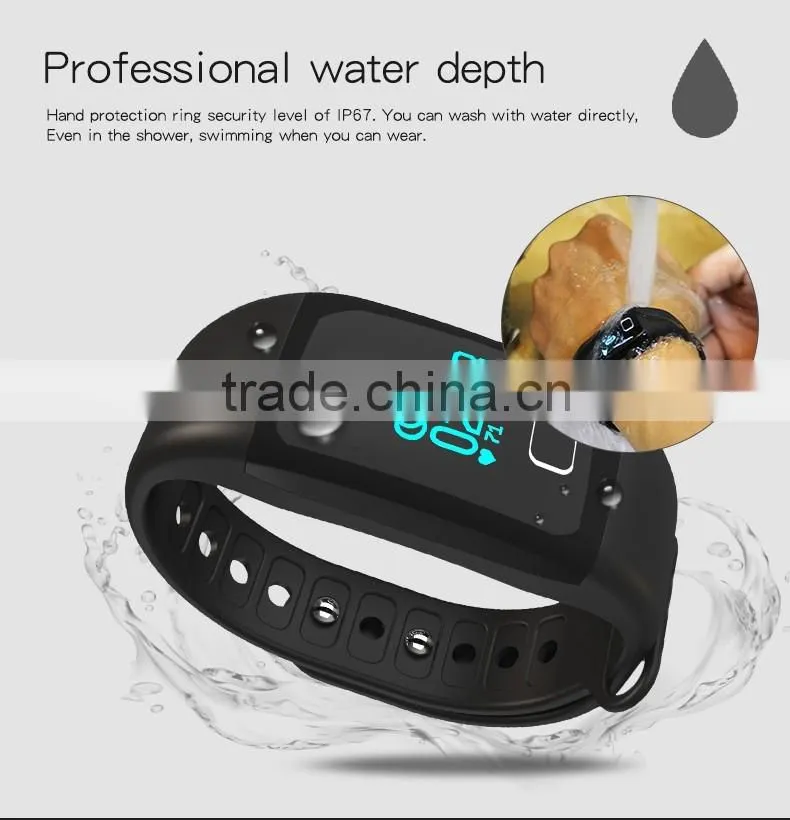 smart wristband heart rate monitor smart bracelet Bluetooth Pedometer for smart phone long stand by