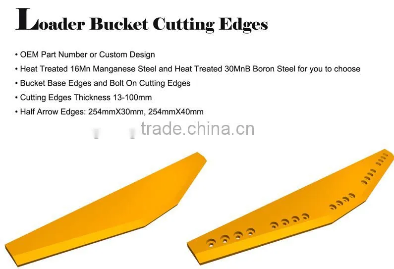 grader blades and end bits parts for motorgrader machine