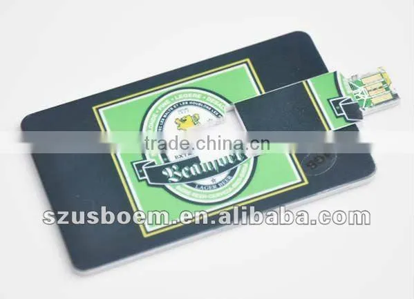 Hot sale plastic USB Credit Card usb stick
