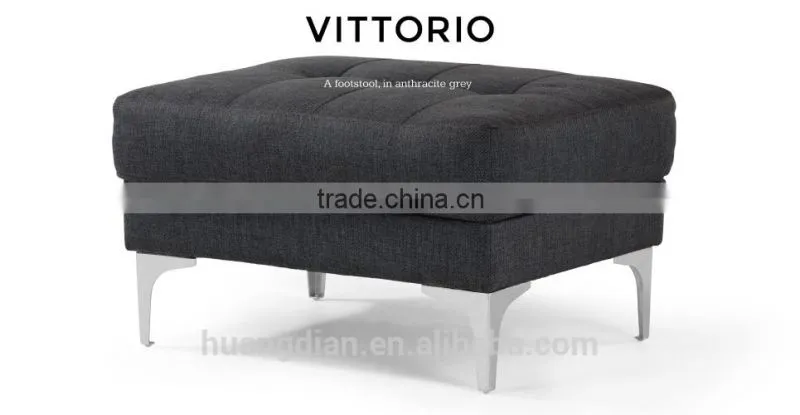 metal feet living room sofa furniture fabric ottoman