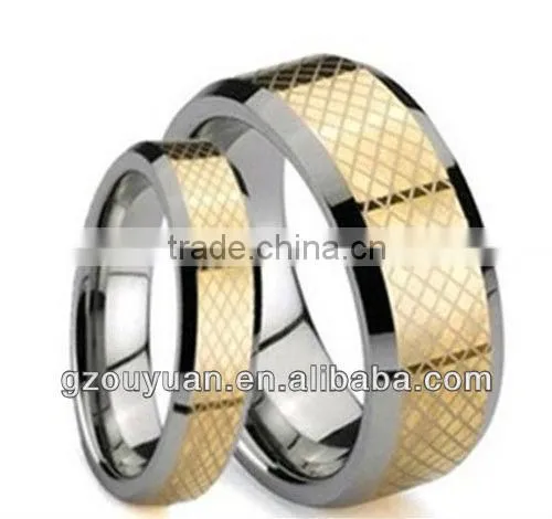 8MM Black Tungsten Wedding Band Ring Laser Etched Cross and Thorn Design Sizes 4 to16