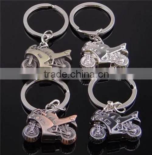 Personalized funky men's motorcycle keychain