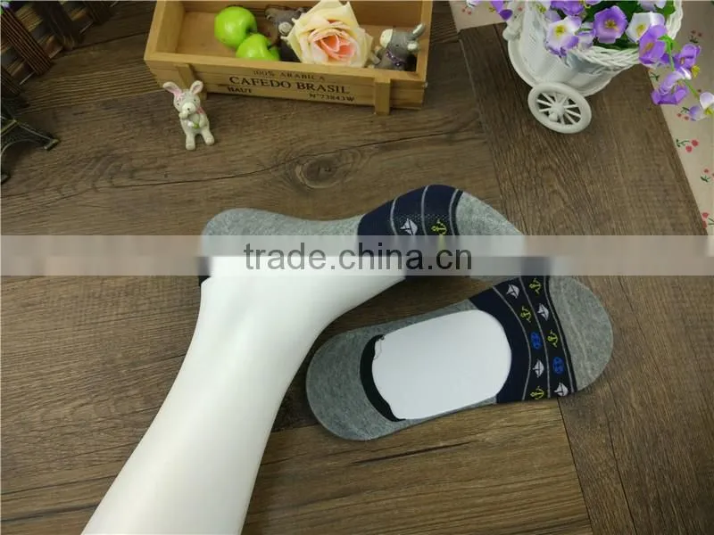 Factory Custom High quality boat new product socks, grey color China classial style
