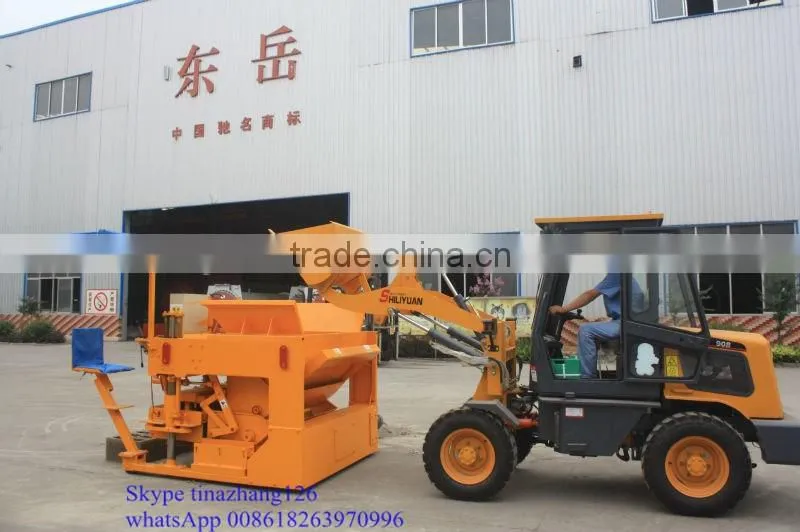 Saudi Arabic market QTM6-25 movable concrete block making machine with new design