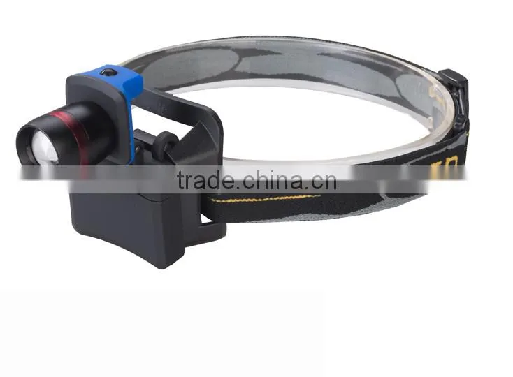 three modes strong power zoomable headlamp led cap light