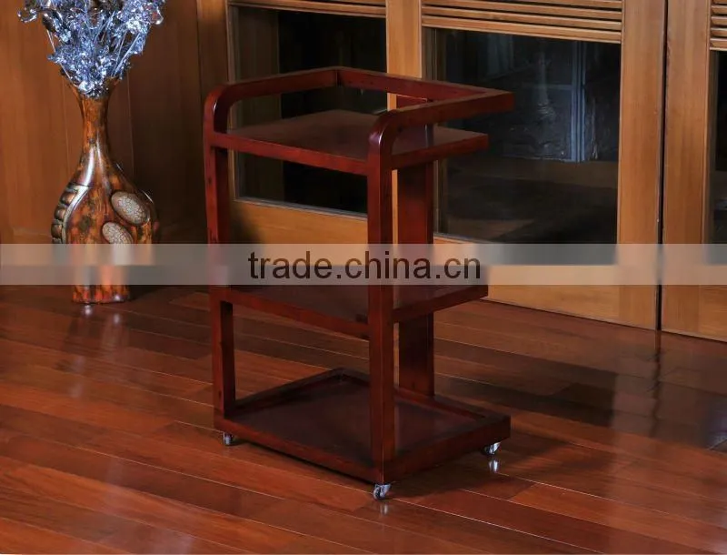 Top grade beauty wood salon trolley of slaon furniture BG-H