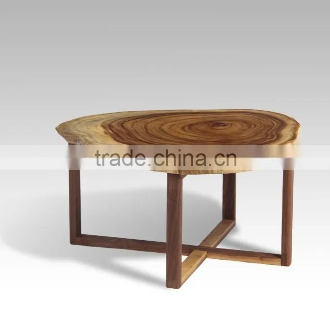 2016 China replica tree design furniture wooden coffee cafe table restaurant for sale
