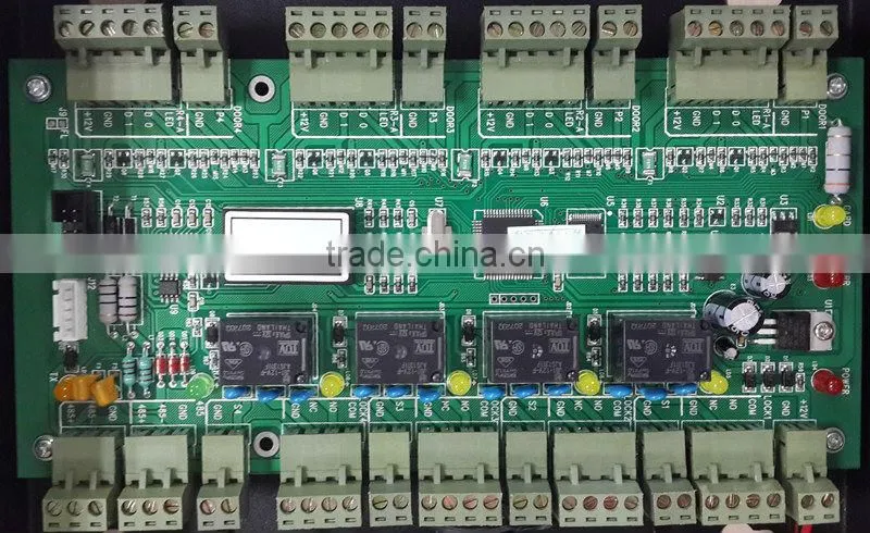Time attendance access control system four door access controller