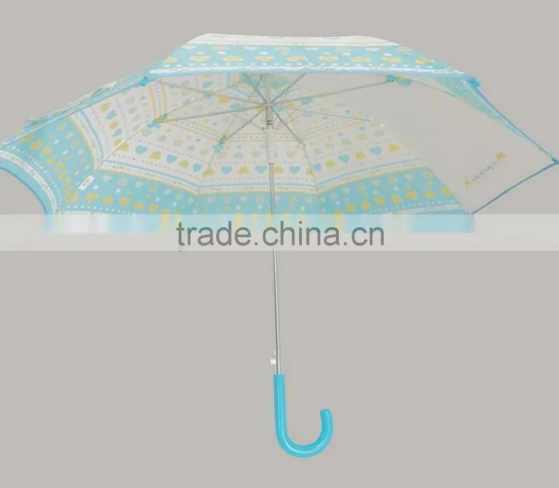 Automatic open two cover long umbrella for wholesale