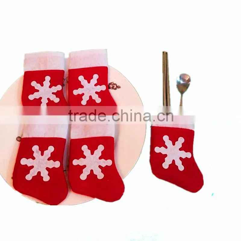 Fashion design christmas tableware cover,christmas tree decorations