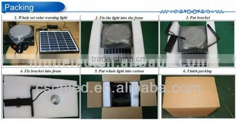 300mm high brightness disposable solar powered traffic light