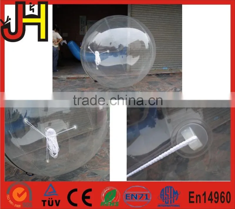 2M TPU Clear Transparent Inflatable Walk On Water Plastic Ball For Sale