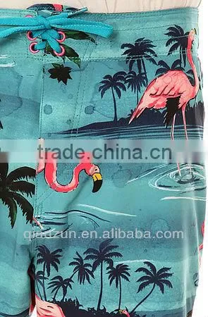 Stylish stretched summer surf shorts