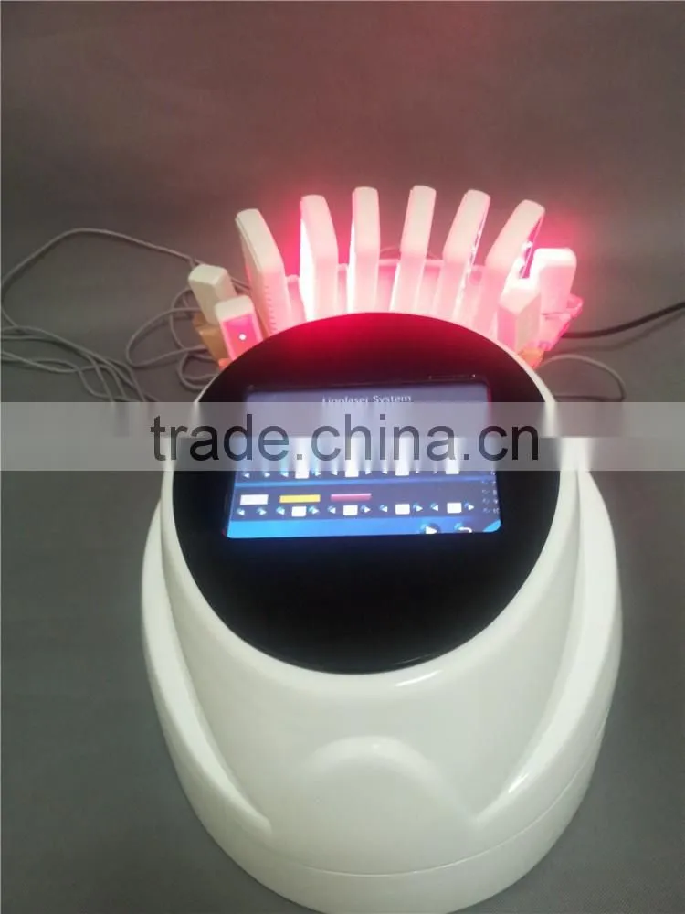 portable lipo light weight loss home use lipolaser machine/650nm lipo laser slimming machine