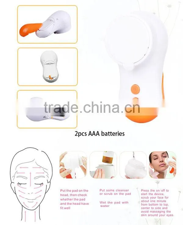 handheld electric vibrator massager facial scrubber equipment