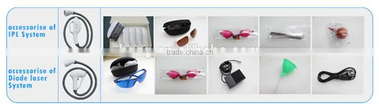 IPL+ Diode laser 2 in 1 multifuntion skin care permanent facial hair removal with EMC LVD Test Repot