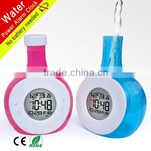 water power table alarm clock with pen holder
