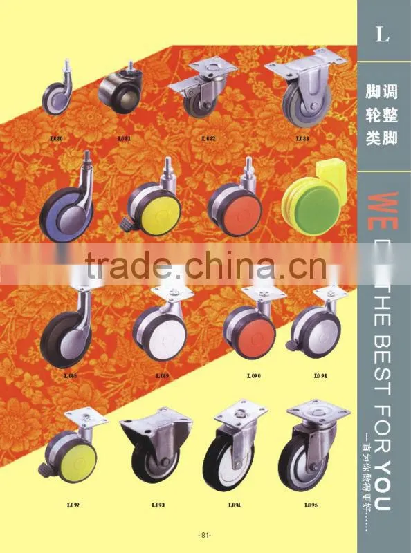 Plastic swivel wheels caster