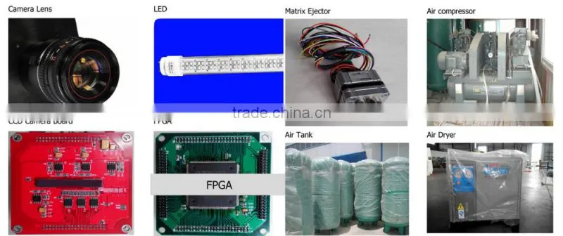 hot selling intelligent mainly parts imported color sorter price with 2048 pixel ccd camera
