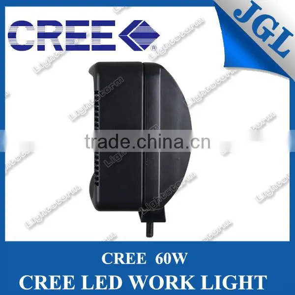 2013 New Design 7" CREE LED 6000Lumen 60w Square LED Work Light Off Road Light Fog ATV truck 4WD With CE/ RoHS certification