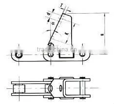 combine harvester part chain S32 TO S88