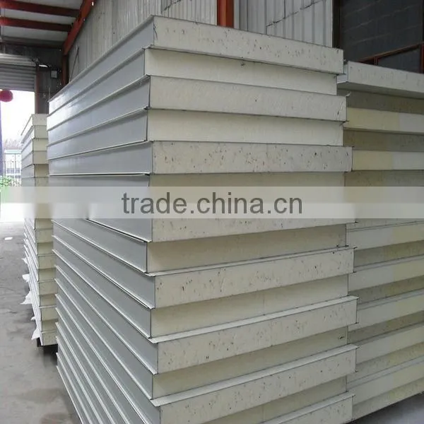 polyurethane sandwich panel for prefabricated steel structure