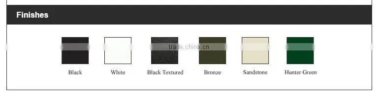 Without welding Easy installation Galvanized Steel Ornamental Fences with Flexible Design