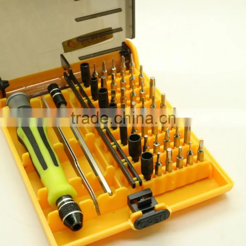 45 in 1 multi Professional Portable Opening Tool Compact Screwdriver Kit Set with Tweezers & Extension