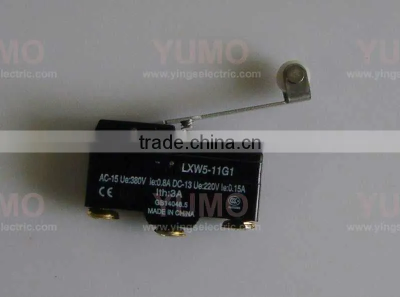 LXW5 Series micro switch LXW5-11G1 LXW5-11G1/L pivoted roller lever type