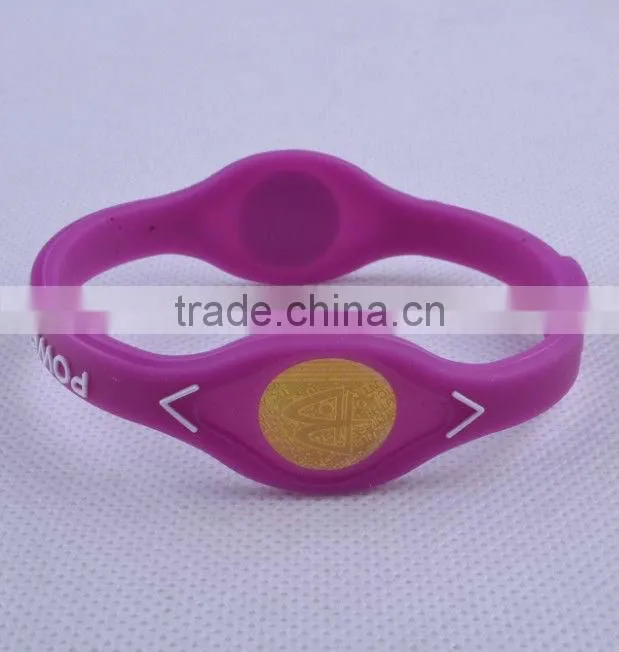 Hot sale!!! Most special promotion gift energy silicon bracelet charms fashion bracelets 2013