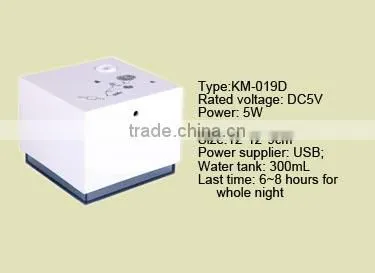 Creative water drop type air freshener ultrasonic humidifier