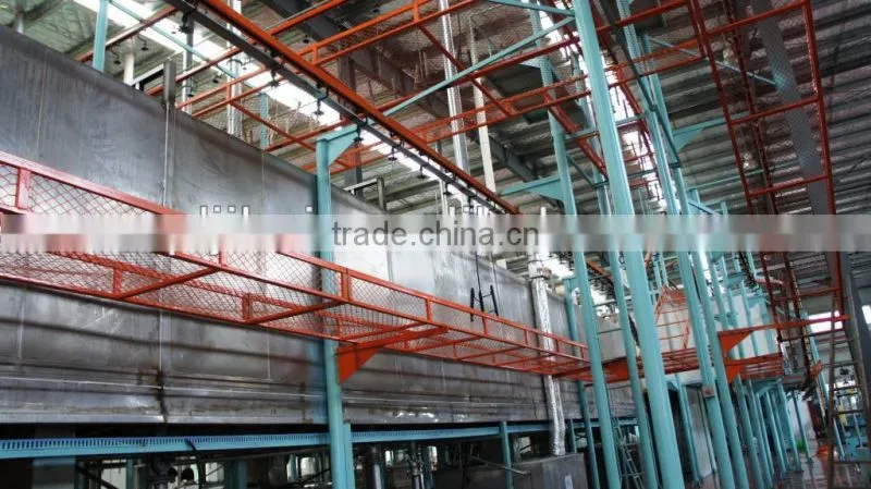 Bicycle spraying production line