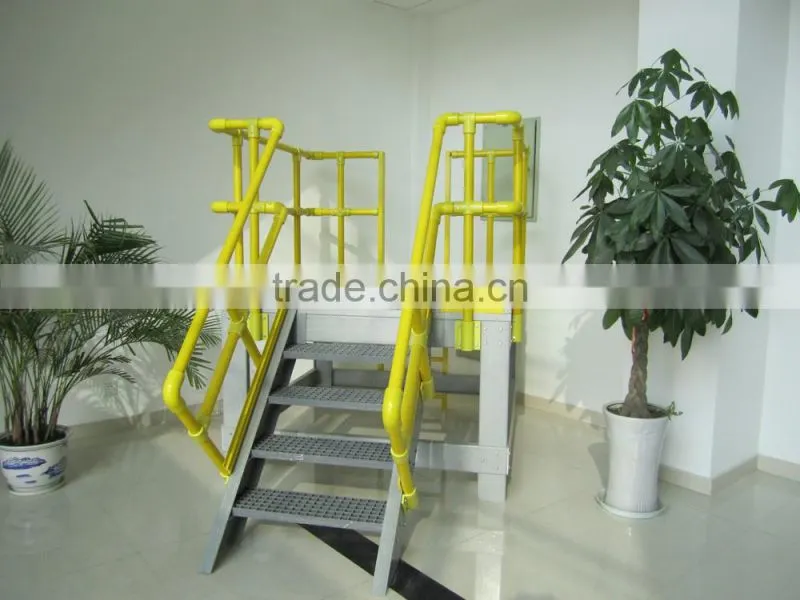 Service over 15 years Sewage Treatment fiberglass platform ladder