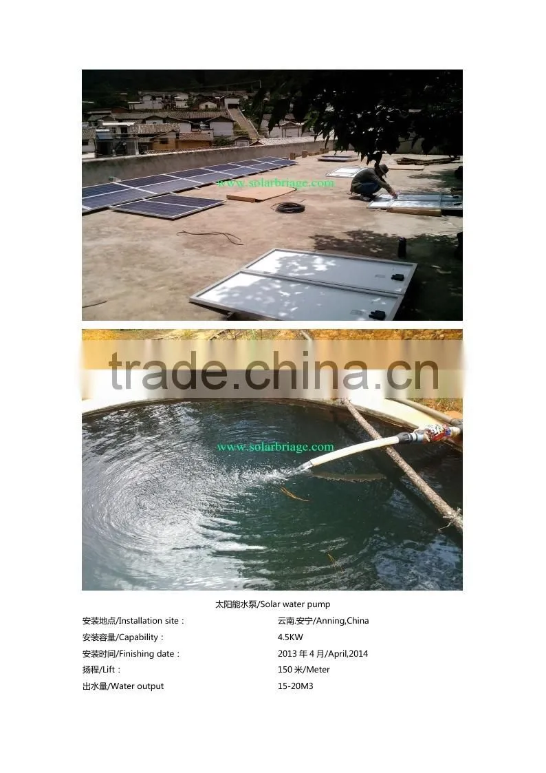 1.5KW-11KW AC solar water pump system for irrigation water pump inverter