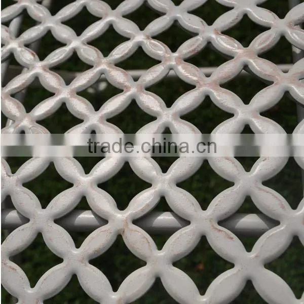 Bistro Set White With Foldable Table and Chairs Outdoor Furniture