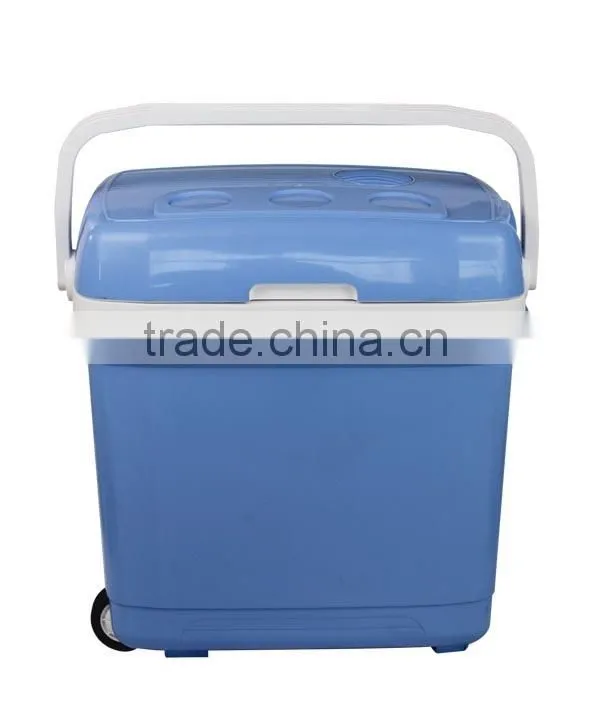Hot sale car mini cooler auto fridge Portable electric cooler and warmer 30L
