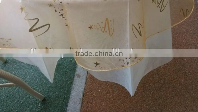 Organza Table Cloth For Hotel Table