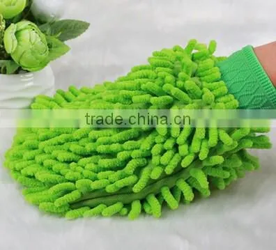 Small Order Stock Strong Absorb Shenil Double Side Home Cleaning Gloves