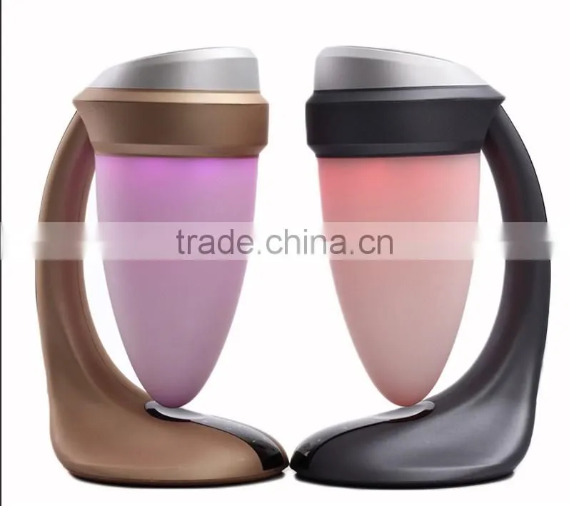 Top selling products wireless big colorful power bank FM bluetooth with led light