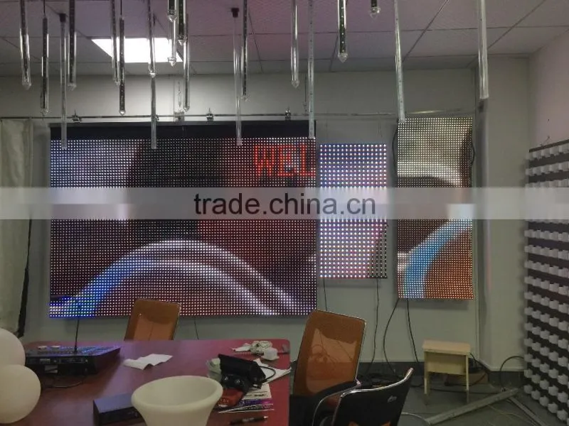 Hot selling Flexible Led Vedio Curtain P25 for Wedding stage decoration