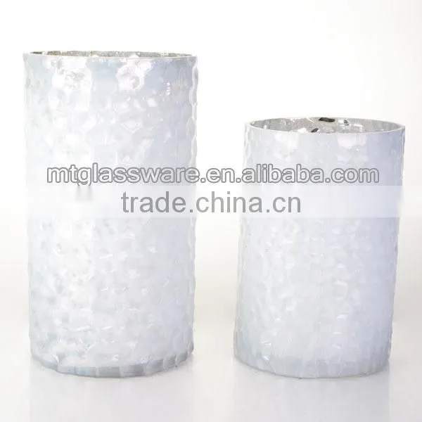 new design colored glass vase with different size